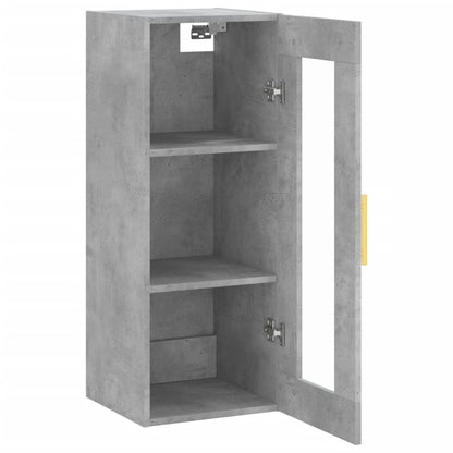 Wandschrank Betongrau 34,5x34x90 cm - Pazzar.ch