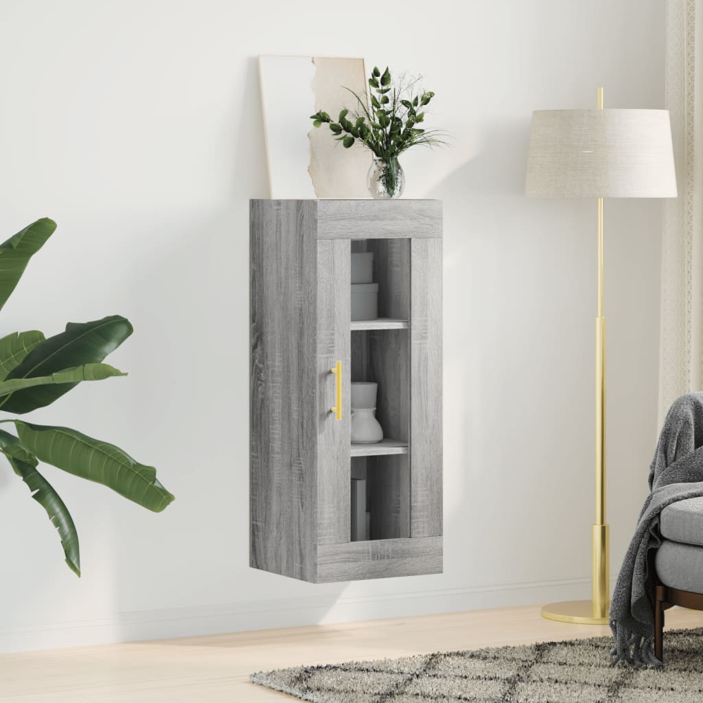 Wandschrank Grau Sonoma 34,5x34x90 cm - Pazzar.ch