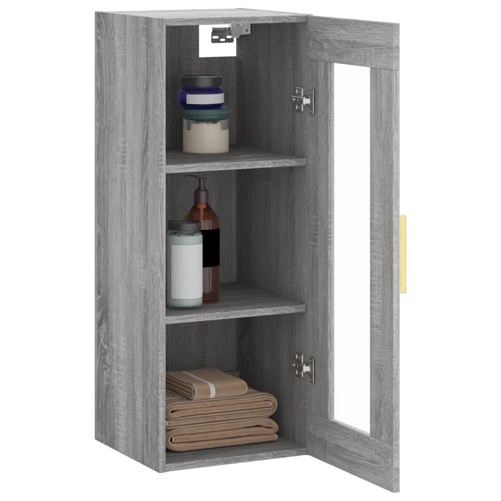 Wandschrank Grau Sonoma 34,5x34x90 cm - Pazzar.ch
