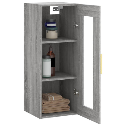 Wandschrank Grau Sonoma 34,5x34x90 cm - Pazzar.ch