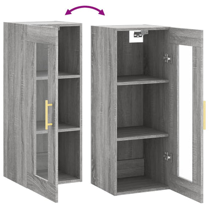 Wandschrank Grau Sonoma 34,5x34x90 cm - Pazzar.ch