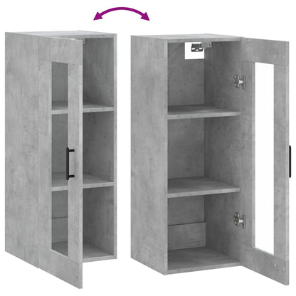 Wandschrank Betongrau 34,5x34x90 cm - Pazzar.ch