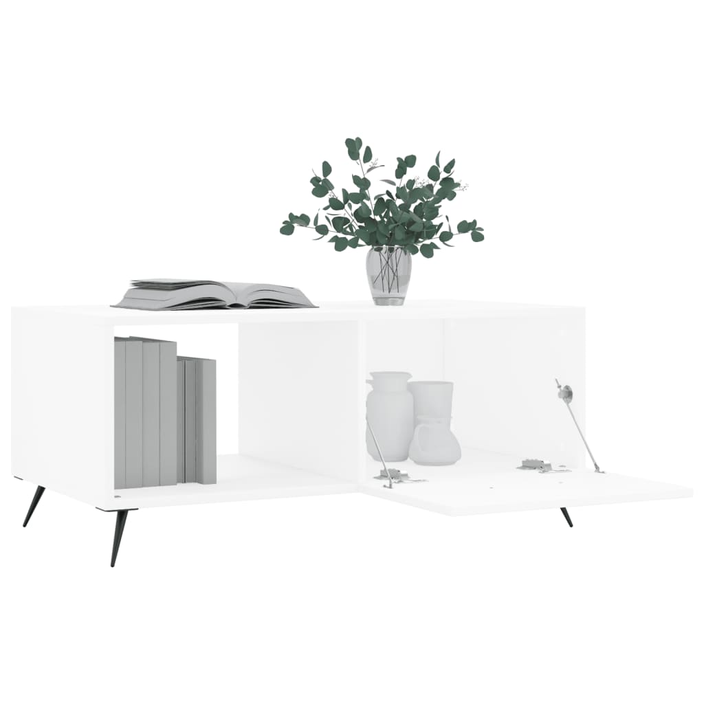 Couchtisch Weiß 90x50x40 cm Holzwerkstoff - Pazzar.ch