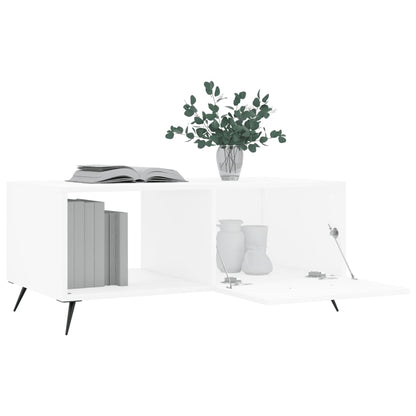Couchtisch Weiß 90x50x40 cm Holzwerkstoff - Pazzar.ch