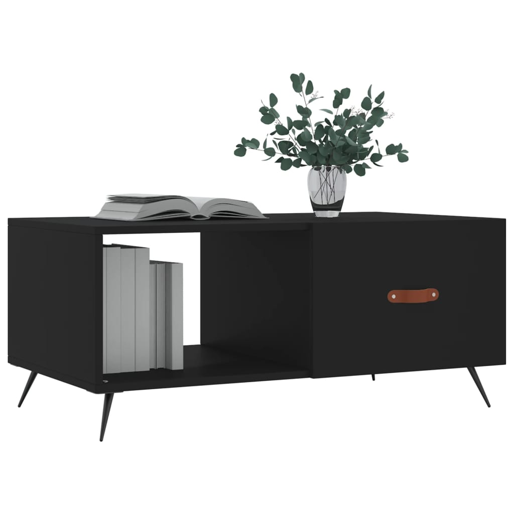 Couchtisch Schwarz 90x50x40 cm Holzwerkstoff - Pazzar.ch