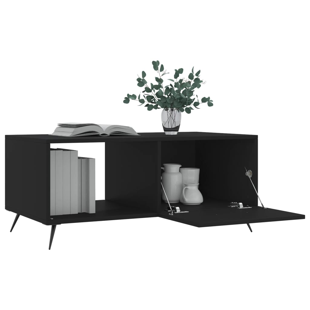 Couchtisch Schwarz 90x50x40 cm Holzwerkstoff - Pazzar.ch