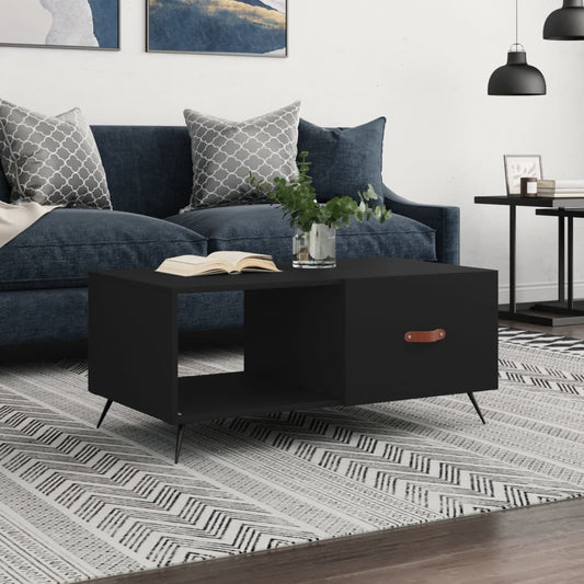 Couchtisch Schwarz 90x50x40 cm Holzwerkstoff - Pazzar.ch