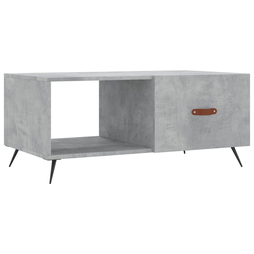 Couchtisch Betongrau 90x50x40 cm Holzwerkstoff - Pazzar.ch