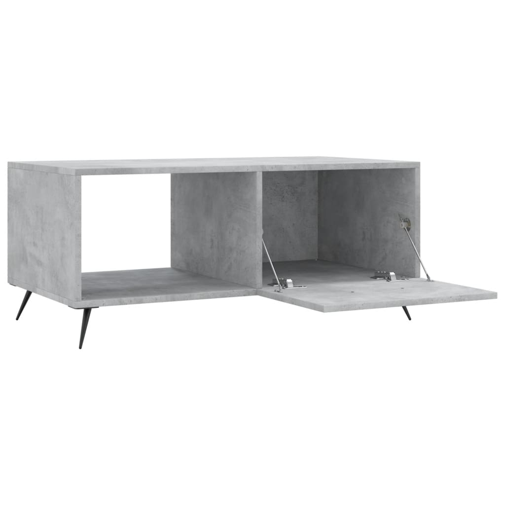 Couchtisch Betongrau 90x50x40 cm Holzwerkstoff - Pazzar.ch
