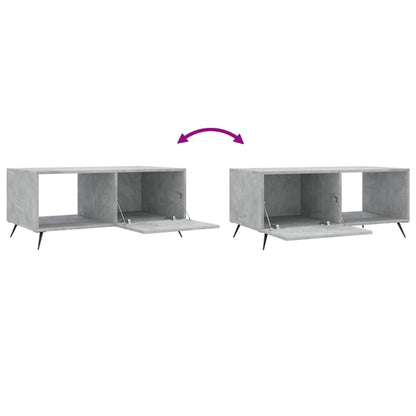 Couchtisch Betongrau 90x50x40 cm Holzwerkstoff - Pazzar.ch