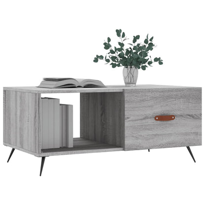 Couchtisch Grau Sonoma 90x50x40 cm Holzwerkstoff - Pazzar.ch