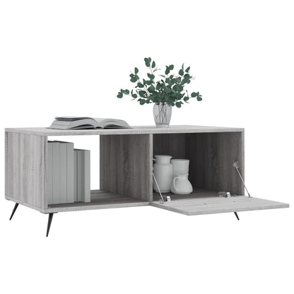 Couchtisch Grau Sonoma 90x50x40 cm Holzwerkstoff - Pazzar.ch