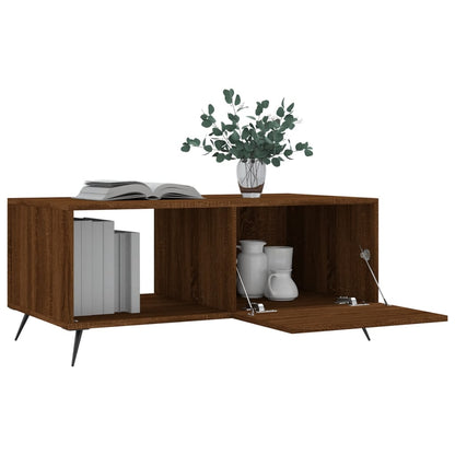 Couchtisch Braun Eichen-Optik 90x50x40 cm Holzwerkstoff - Pazzar.ch