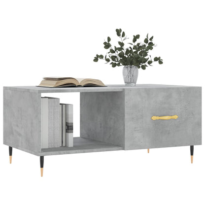 Couchtisch Betongrau 90x50x40 cm Holzwerkstoff - Pazzar.ch