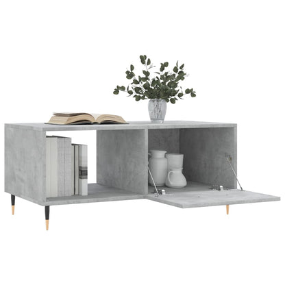 Couchtisch Betongrau 90x50x40 cm Holzwerkstoff - Pazzar.ch