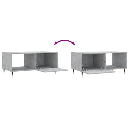Couchtisch Betongrau 90x50x40 cm Holzwerkstoff - Pazzar.ch