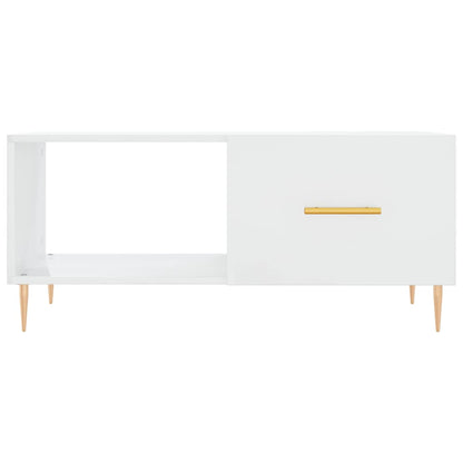 Couchtisch Hochglanz-Weiß 90x50x40 cm Holzwerkstoff - Pazzar.ch