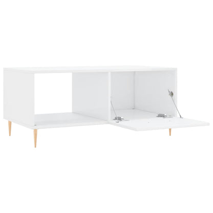 Couchtisch Hochglanz-Weiß 90x50x40 cm Holzwerkstoff - Pazzar.ch