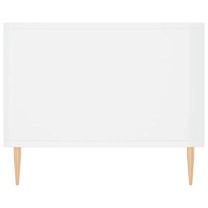 Couchtisch Hochglanz-Weiß 90x50x40 cm Holzwerkstoff - Pazzar.ch