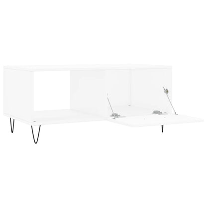 Couchtisch Weiß 90x50x40 cm Holzwerkstoff - Pazzar.ch