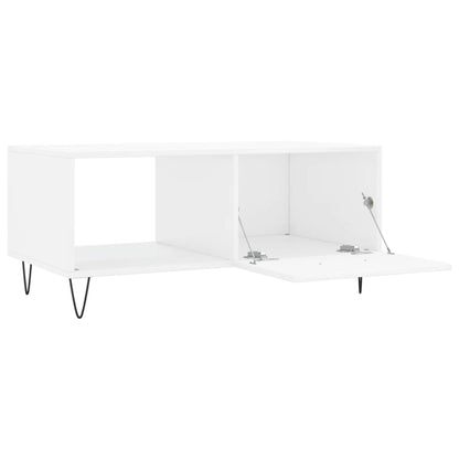 Couchtisch Hochglanz-Weiß 90x50x40 cm Holzwerkstoff - Pazzar.ch