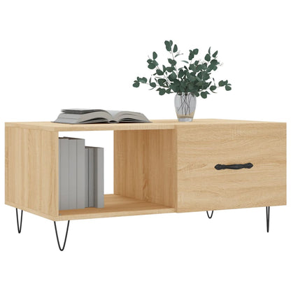 Couchtisch Sonoma-Eiche 90x50x40 cm Holzwerkstoff - Pazzar.ch