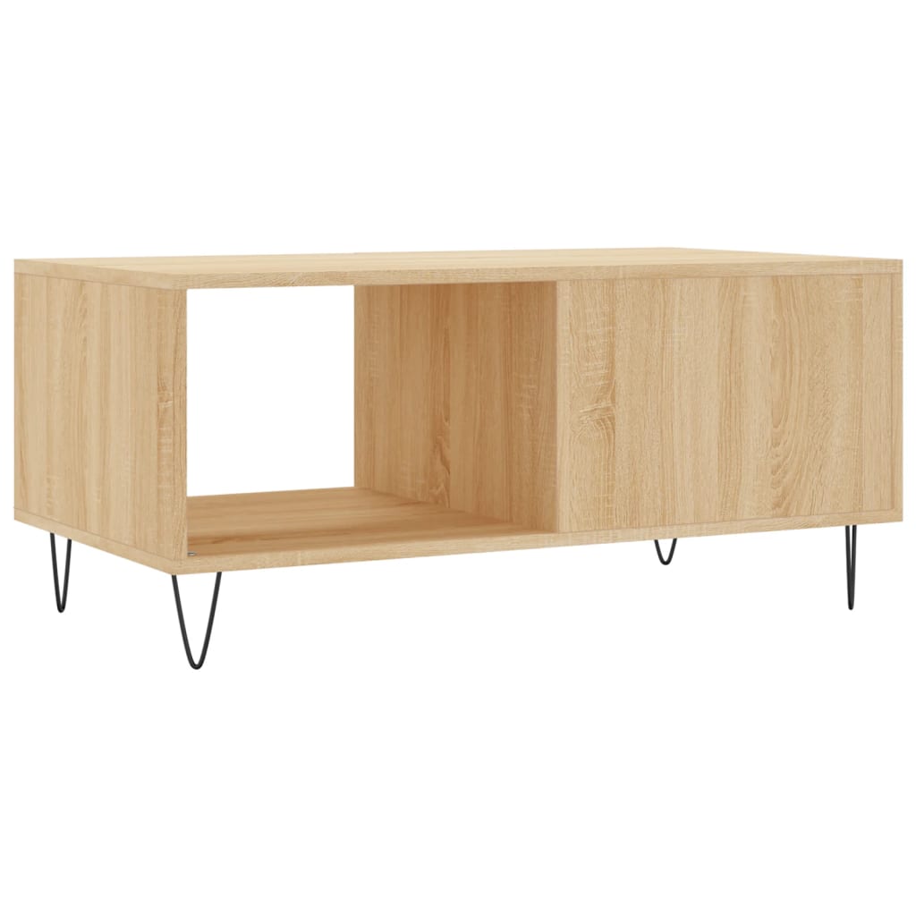 Couchtisch Sonoma-Eiche 90x50x40 cm Holzwerkstoff - Pazzar.ch