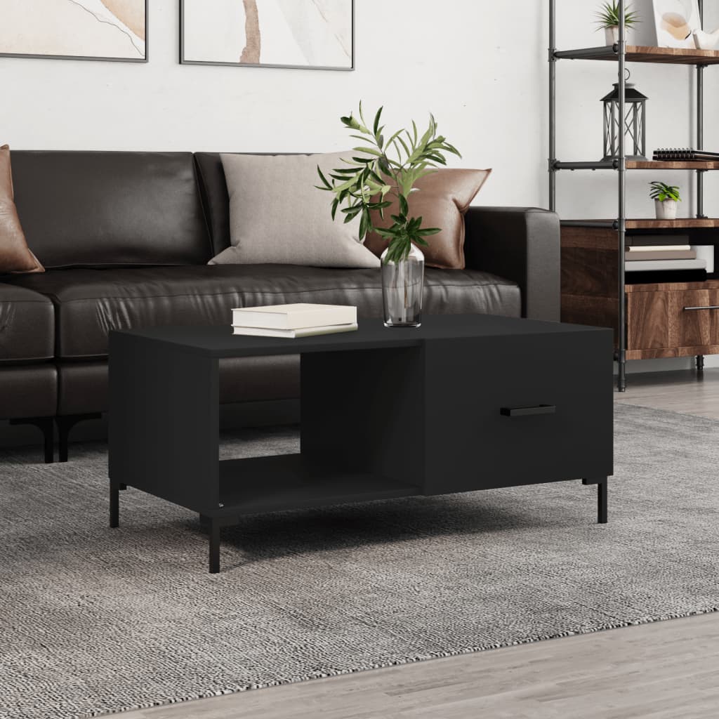 Couchtisch Schwarz 90x50x40 cm Holzwerkstoff - Pazzar.ch