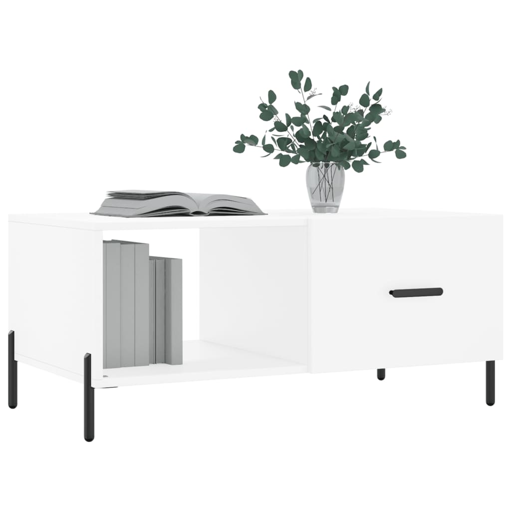 Couchtisch Weiß 90x50x40 cm Holzwerkstoff - Pazzar.ch