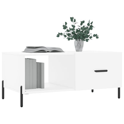 Couchtisch Weiß 90x50x40 cm Holzwerkstoff - Pazzar.ch