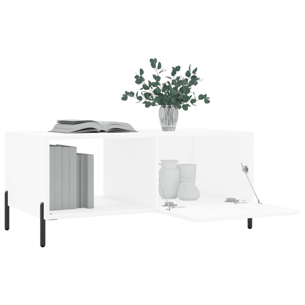 Couchtisch Weiß 90x50x40 cm Holzwerkstoff - Pazzar.ch