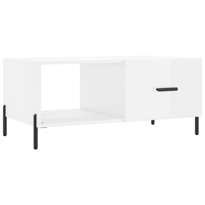 Couchtisch Hochglanz-Weiß 90x50x40 cm Holzwerkstoff - Pazzar.ch