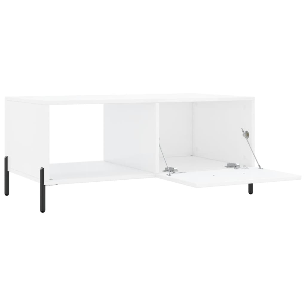 Couchtisch Hochglanz-Weiß 90x50x40 cm Holzwerkstoff - Pazzar.ch