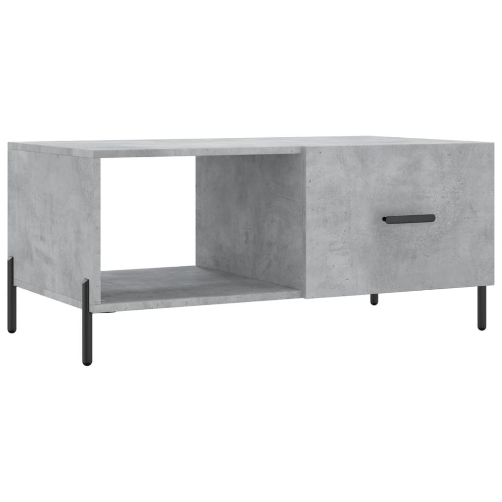 Couchtisch Betongrau 90x50x40 cm Holzwerkstoff - Pazzar.ch