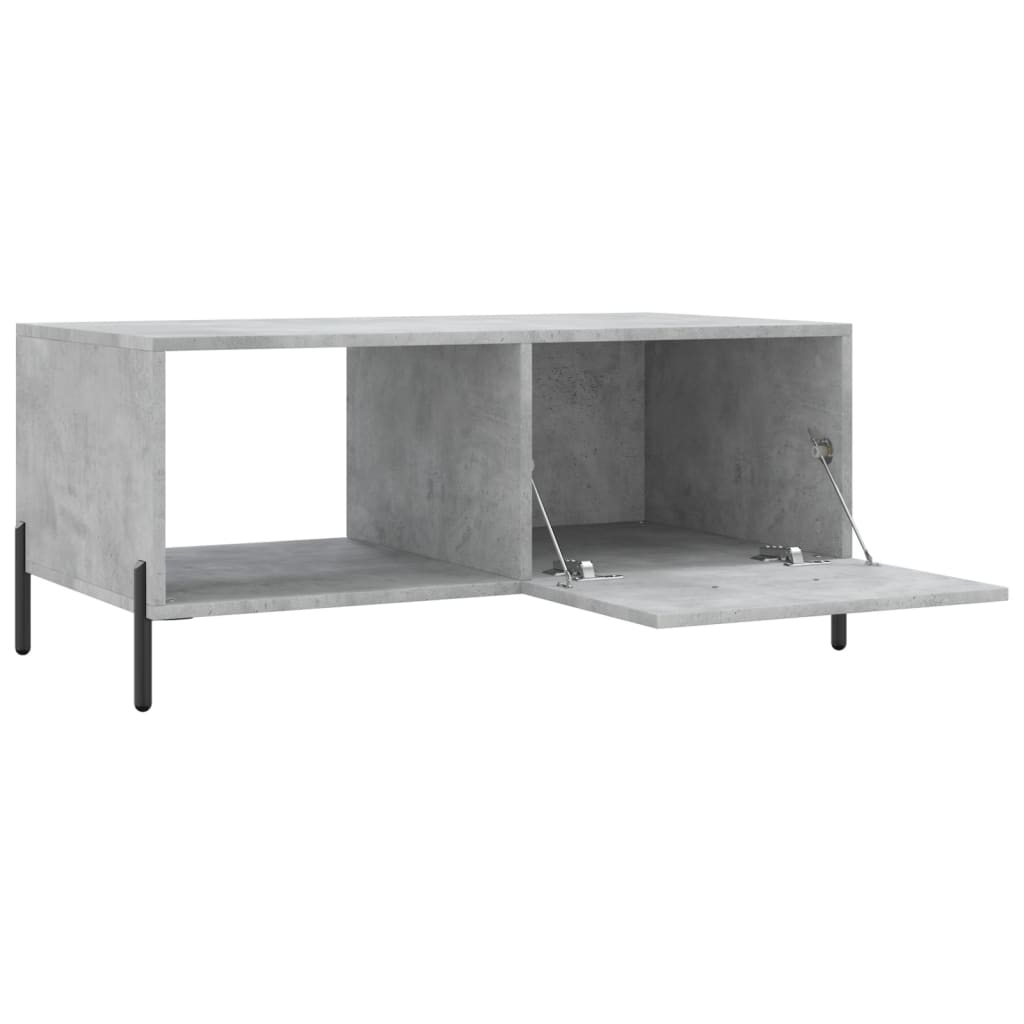 Couchtisch Betongrau 90x50x40 cm Holzwerkstoff - Pazzar.ch