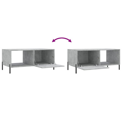 Couchtisch Betongrau 90x50x40 cm Holzwerkstoff - Pazzar.ch
