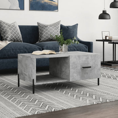 Couchtisch Betongrau 90x50x40 cm Holzwerkstoff - Pazzar.ch