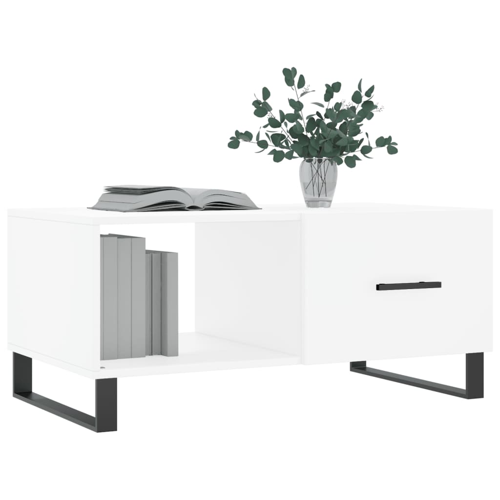 Couchtisch Weiß 90x50x40 cm Holzwerkstoff - Pazzar.ch