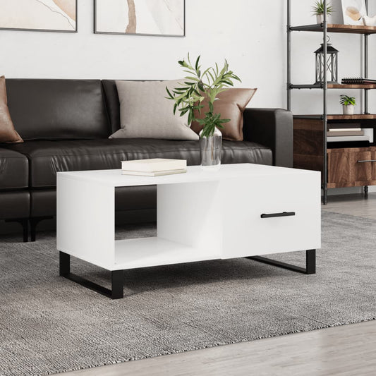 Couchtisch Weiß 90x50x40 cm Holzwerkstoff - Pazzar.ch