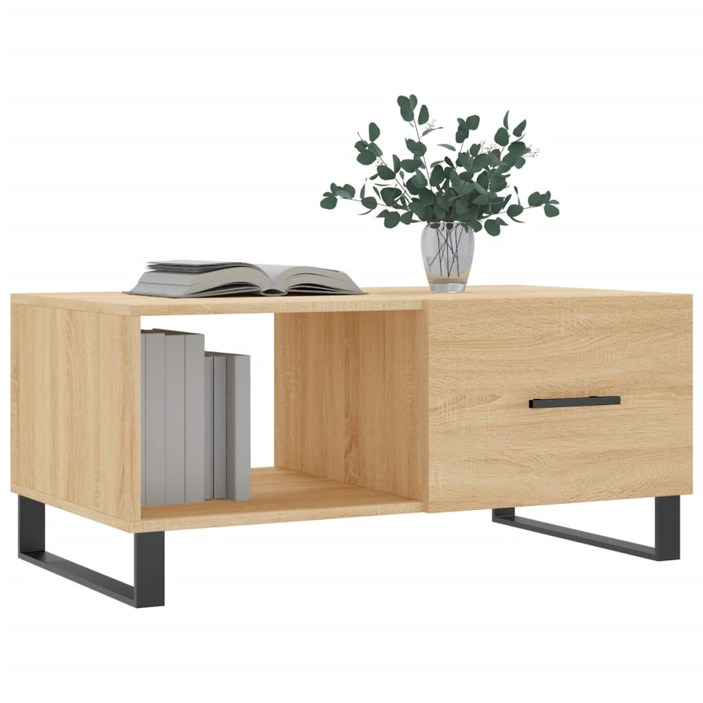 Couchtisch Sonoma-Eiche 90x50x40 cm Holzwerkstoff - Pazzar.ch