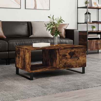Couchtisch Räuchereiche 90x50x40 cm Holzwerkstoff - Pazzar.ch