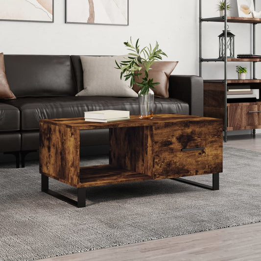 Couchtisch Räuchereiche 90x50x40 cm Holzwerkstoff - Pazzar.ch