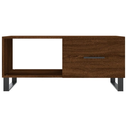 Couchtisch Braun Eichen-Optik 90x50x40 cm Holzwerkstoff - Pazzar.ch