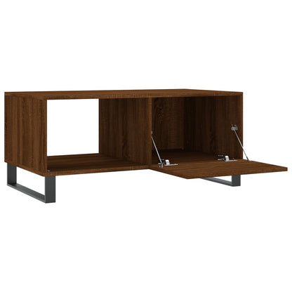 Couchtisch Braun Eichen-Optik 90x50x40 cm Holzwerkstoff - Pazzar.ch
