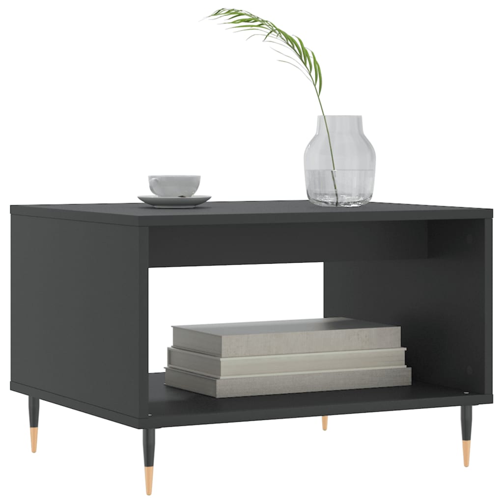 Couchtisch Schwarz 60x50x40 cm Holzwerkstoff - Pazzar.ch