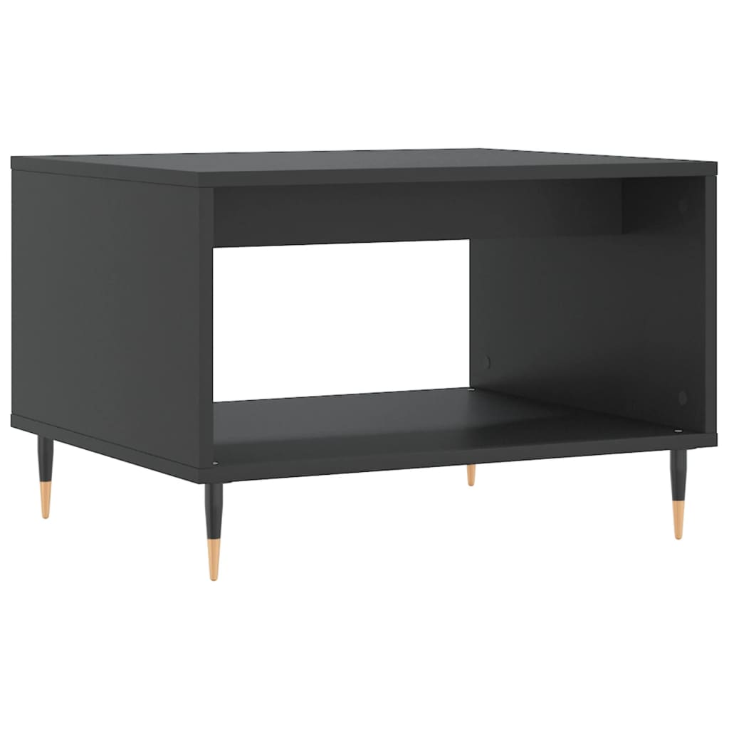 Couchtisch Schwarz 60x50x40 cm Holzwerkstoff - Pazzar.ch