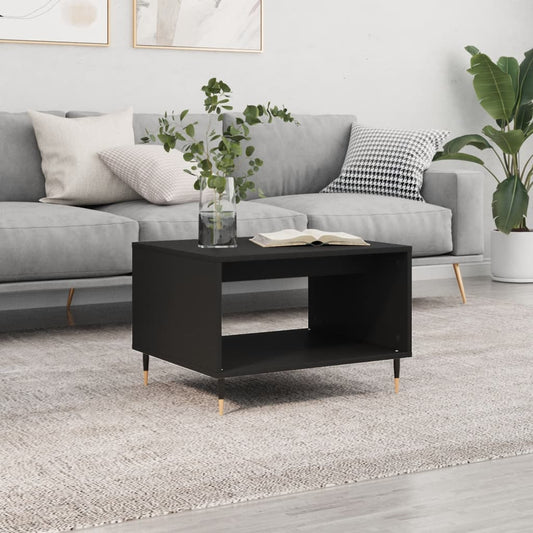 Couchtisch Schwarz 60x50x40 cm Holzwerkstoff - Pazzar.ch