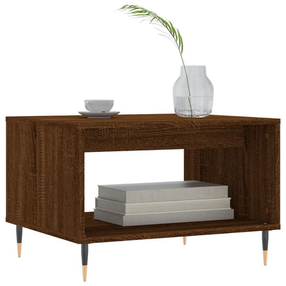 Couchtisch Braun Eichen-Optik 60x50x40 cm Holzwerkstoff - Pazzar.ch