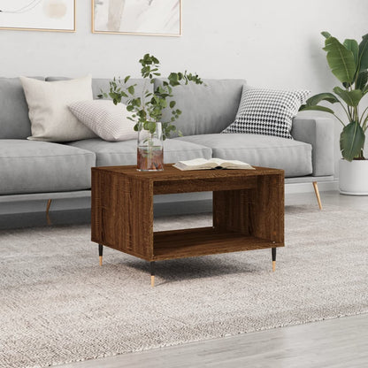 Couchtisch Braun Eichen-Optik 60x50x40 cm Holzwerkstoff - Pazzar.ch