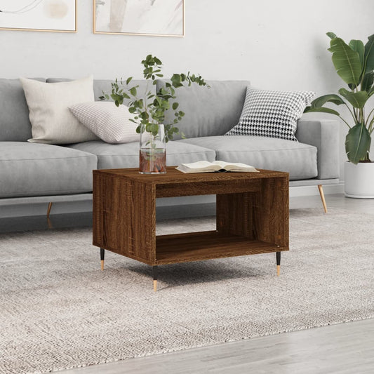 Couchtisch Braun Eichen-Optik 60x50x40 cm Holzwerkstoff - Pazzar.ch